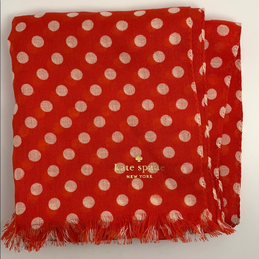 Kate Spade Wool Polka Dot Scarf